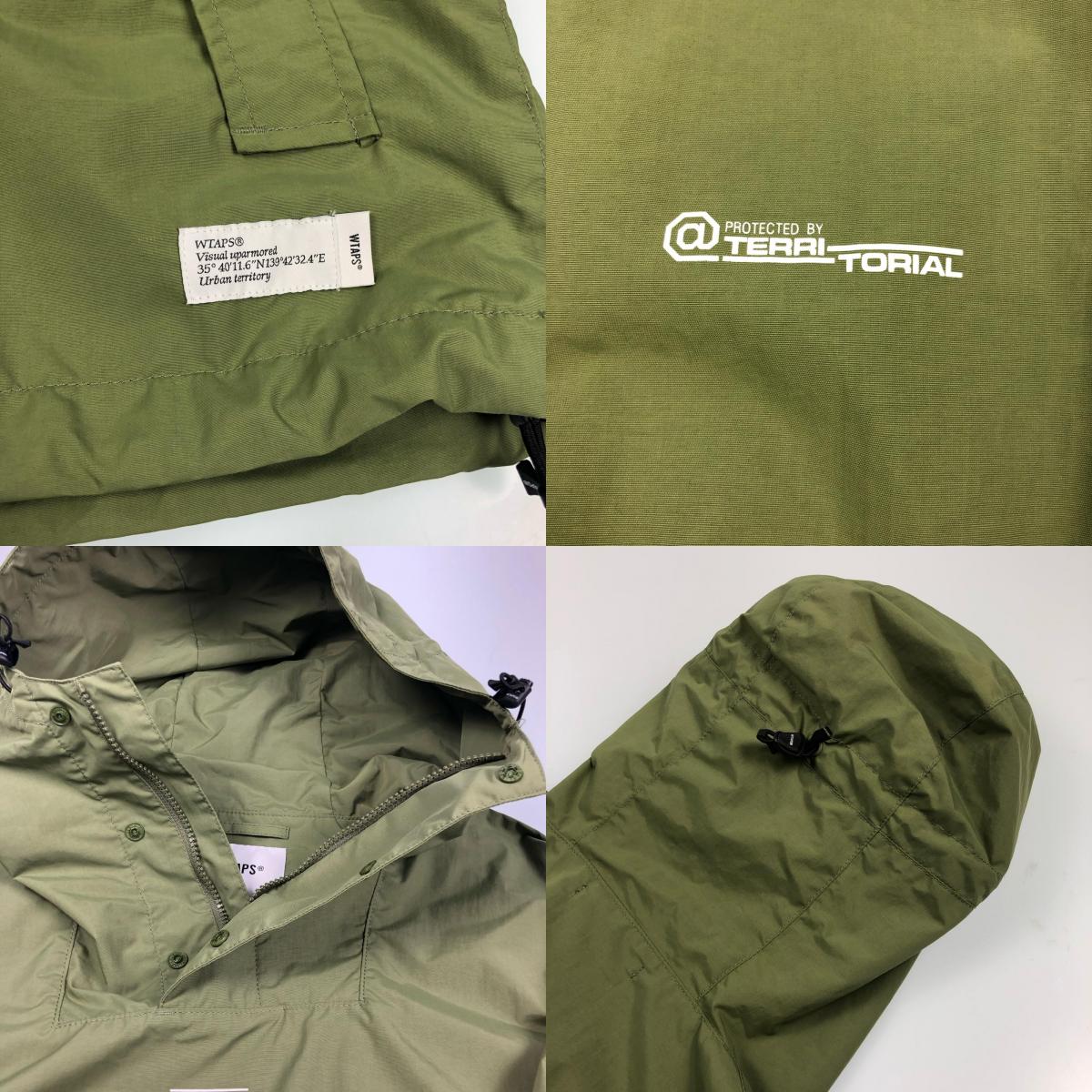 【中古】W)TAPS | ダブルタップス SBS / Jacket / Nylon. Taffeta. Brackets その他アウター 232WVDT-JKM03 2023A/W グリーン サイズ：2