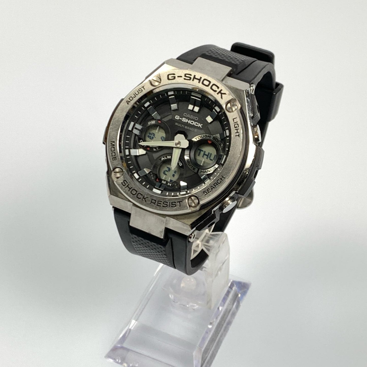 【中古】G-SHOCK | ジーショック G-STEEL 腕時計 GST-W110-1AJF シルバー