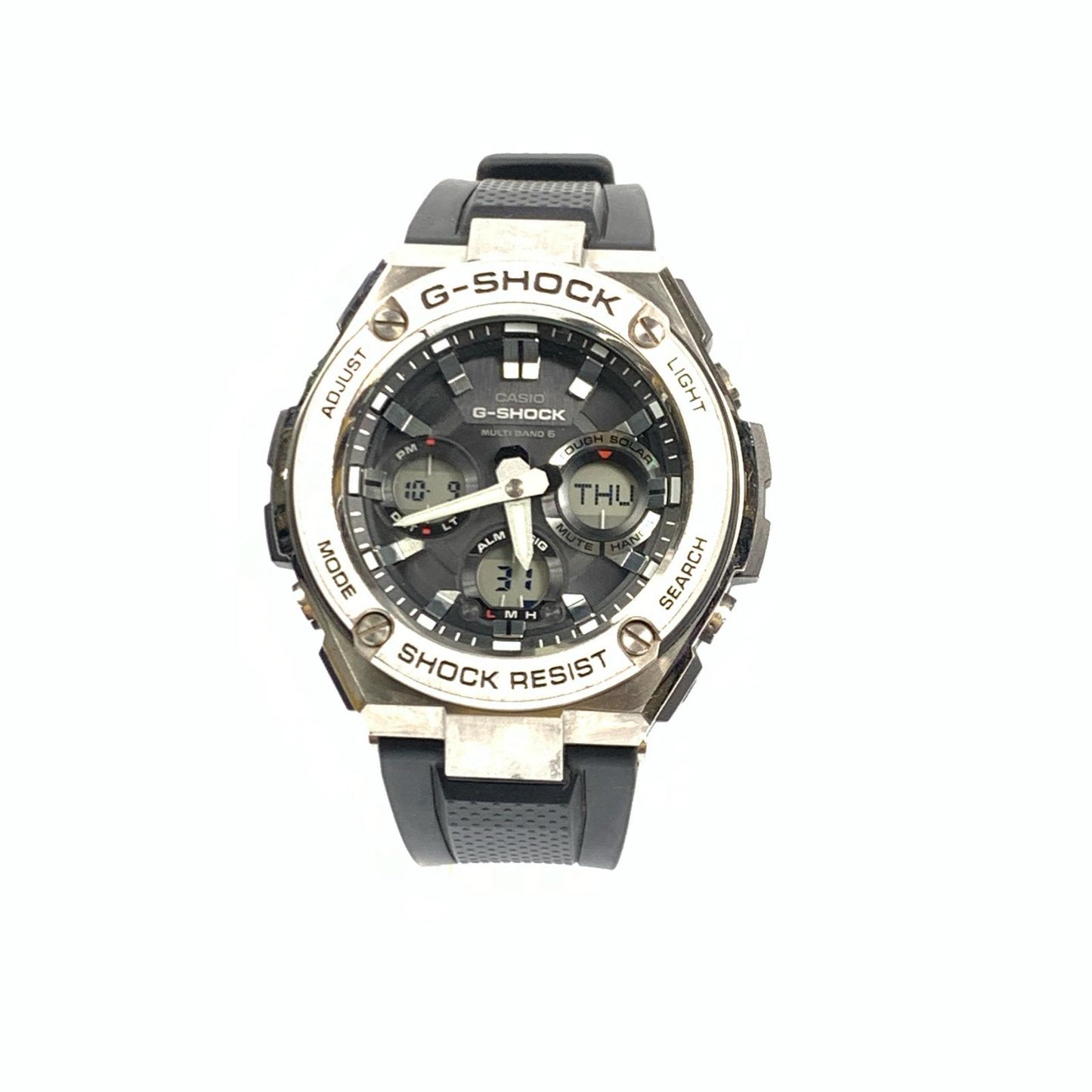 【中古】G-SHOCK | ジーショック G-STEEL 腕時計 GST-W110-1AJF シルバー