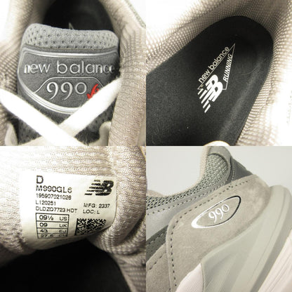 【中古】NEW BALANCE | ニューバランス スニーカー M990GL6 USA製 年式:2024A/W グレー 27.5cm