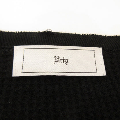 4B HENLEY NECK WAFFLE LS Long Sleeve T-Shirt UM-CSLS02N-251 Black Size: 2