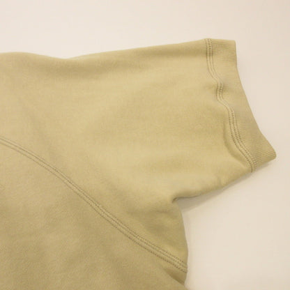 TWO MOON | Two Moon Raglan Sleeve Short Sleeve Sweatshirt 10248-05 Beige Size: 44