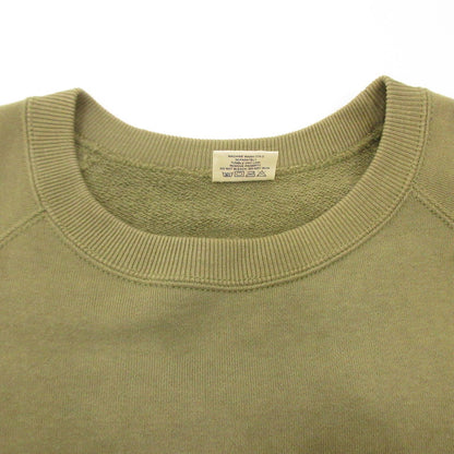 TWO MOON | Two Moon Raglan Sleeve Short-Sleeve Sweatshirt Sweatshirt 10248-44 Khaki Size: 44