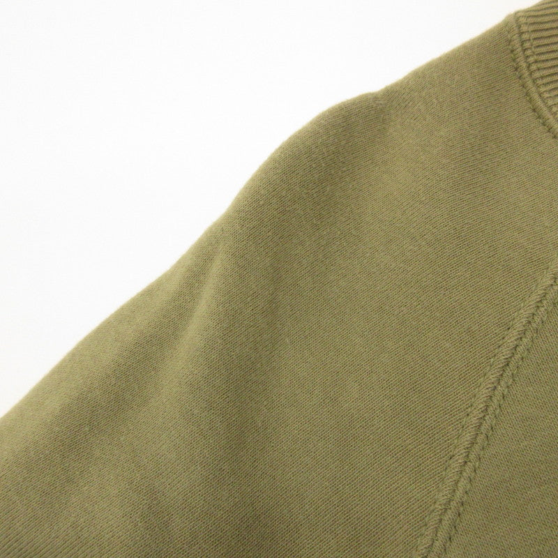 TWO MOON | Two Moon Raglan Sleeve Short-Sleeve Sweatshirt Sweatshirt 10248-44 Khaki Size: 44