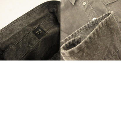 【中古】 Narrow Collar Shirt 長袖シャツ LOT.106 チャコールグレー