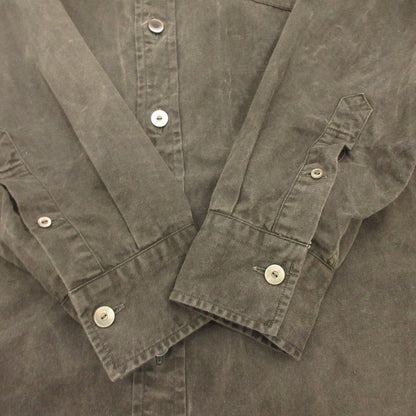 【中古】 Narrow Collar Shirt 長袖シャツ LOT.106 チャコールグレー