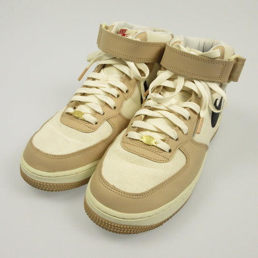 【中古】NIKE | ナイキ AIR FORCE 1 MID '07 LX TIMELINE/IZAKAYA スニーカー DX2938-200 年式:2022S/S ベージュ 26.5cm