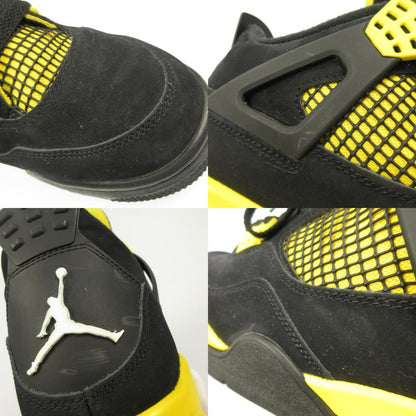 【中古】NIKE | ナイキ AIR JORDAN 4 RETRO THUNDER スニーカー DH6927-017 年式:2023S/S ブラック 30cm