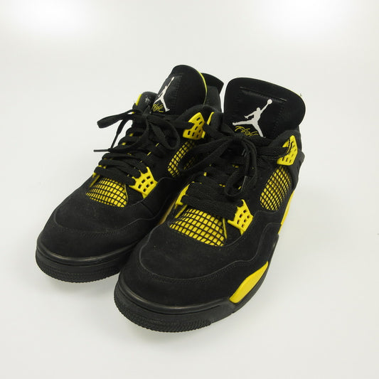 【中古】NIKE | ナイキ AIR JORDAN 4 RETRO THUNDER スニーカー DH6927-017 年式:2023S/S ブラック 30cm