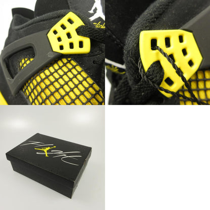 【中古】NIKE | ナイキ AIR JORDAN 4 RETRO THUNDER スニーカー DH6927-017 年式:2023S/S ブラック 30cm