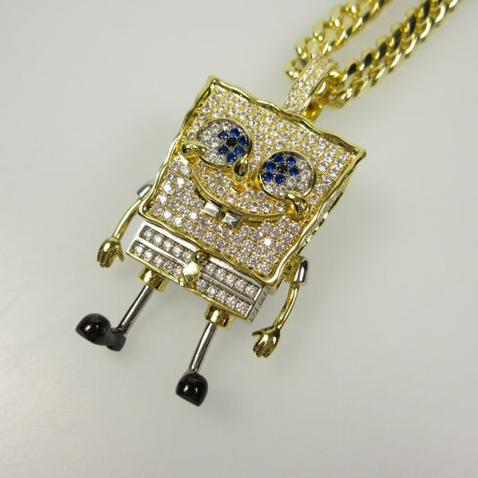 【中古】 SPONGEBOB SQUAREPANTS NECKLACE ネックレス ゴールド
