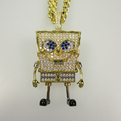 【中古】 SPONGEBOB SQUAREPANTS NECKLACE ネックレス ゴールド