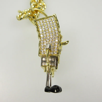【中古】 SPONGEBOB SQUAREPANTS NECKLACE ネックレス ゴールド
