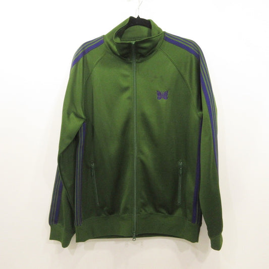 【中古】Needles | ニードルス Track Jacket-Poly Smooth ジャージ NS244 グリーン サイズ：L