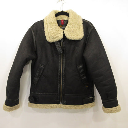 【中古】ALPHA | アルファ B-3 ミリタリーコート TA1469-075 ブラック サイズ：M