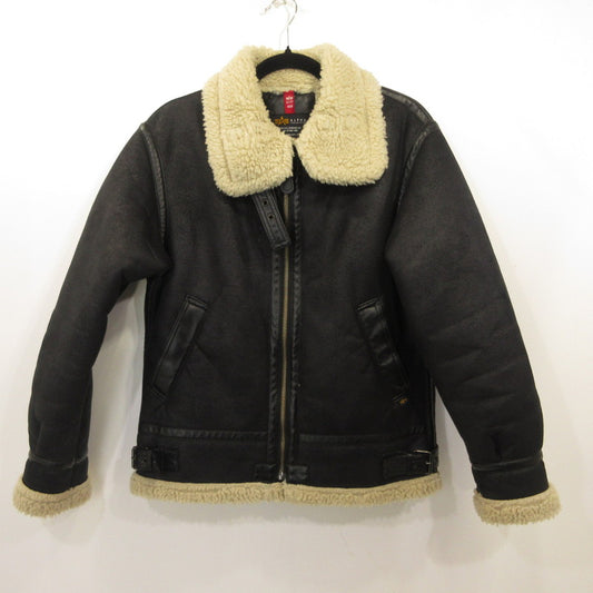 【中古】ALPHA | アルファ B-3 ミリタリーコート TA1469-075 ブラック サイズ：M