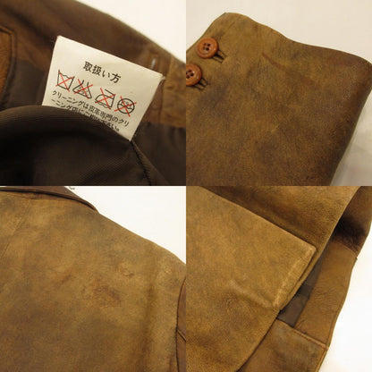 【中古】 レザー ブラウン サイズ：M