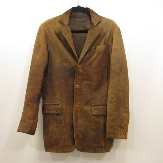 【中古】 レザー ブラウン サイズ：M
