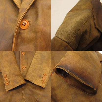 【中古】 レザー ブラウン サイズ：M