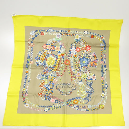【中古】HERMES | エルメス カレ 90 ブリッド・ドゥ・ガラ・アン・フルール ハンカチ H004192S 03 2025S/S