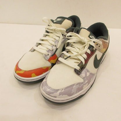 【中古】NIKE | ナイキ DUNK LOW SE 'CAMO' スニーカー DH0957-100 年式:2021S/S ホワイト 26cm
