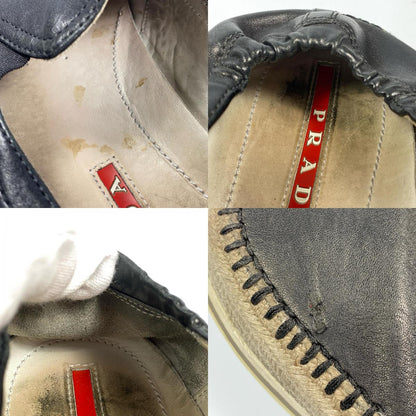 【中古】PRADA | プラダ スニーカー サイズ：UK6.5 ブラック