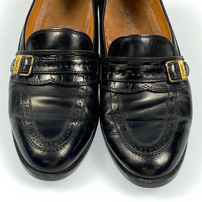 【中古】YVES SAINT LAURENT | イヴ・サンローラン ローファー 24.5cm ブラック 24.5cm