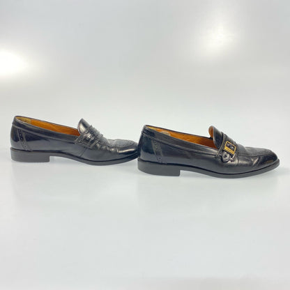 【中古】YVES SAINT LAURENT | イヴ・サンローラン ローファー 24.5cm ブラック 24.5cm