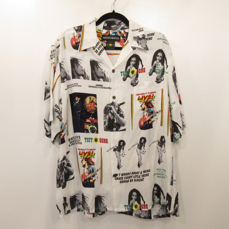 WACKOMARIA | ワコマリア BOB MARLEY / HAWAIIAN S/S TYPE-1 Other Tops White Size: L