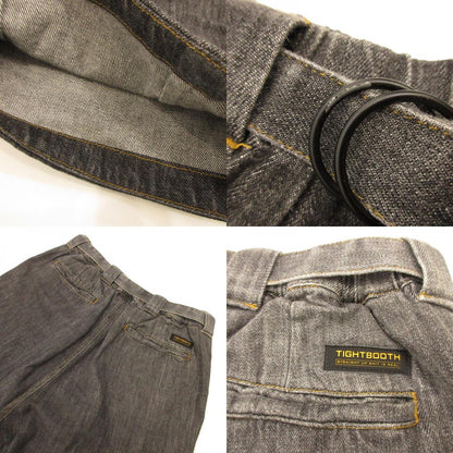 【Used】TIGHTBOOTH PRODUCTION | TIGHTBOOTH PRODUCTION DENIM BIG SHORTS Shorts Black Size: L