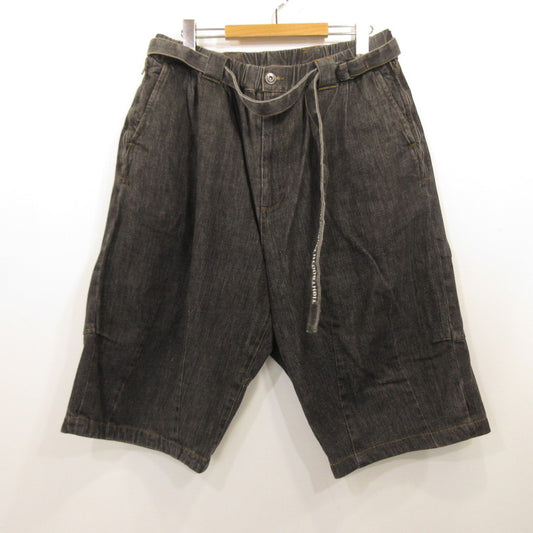 【中古】TIGHTBOOTH PRODUCTION | タイトブースプロダクション DENIM BIG SHORTS ショートパンツ ブラック サイズ：L