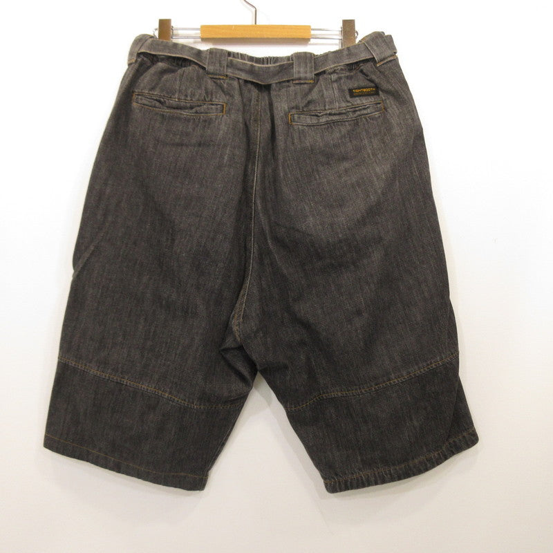 【Used】TIGHTBOOTH PRODUCTION | TIGHTBOOTH PRODUCTION DENIM BIG SHORTS Shorts Black Size: L