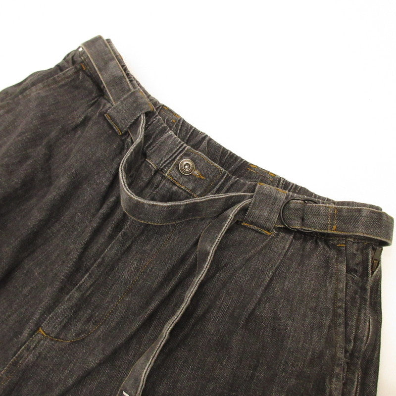【Used】TIGHTBOOTH PRODUCTION | TIGHTBOOTH PRODUCTION DENIM BIG SHORTS Shorts Black Size: L