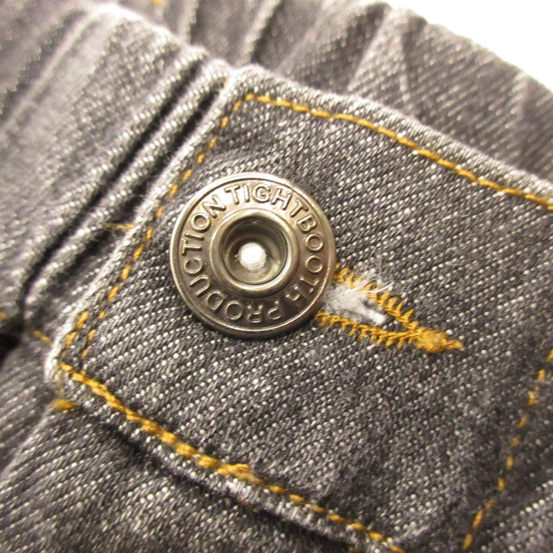 【Used】TIGHTBOOTH PRODUCTION | TIGHTBOOTH PRODUCTION DENIM BIG SHORTS Shorts Black Size: L