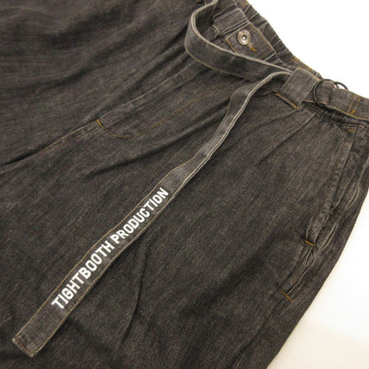 【Used】TIGHTBOOTH PRODUCTION | TIGHTBOOTH PRODUCTION DENIM BIG SHORTS Shorts Black Size: L