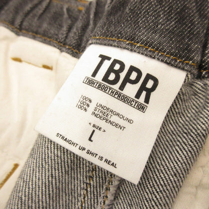 【Used】TIGHTBOOTH PRODUCTION | TIGHTBOOTH PRODUCTION DENIM BIG SHORTS Shorts Black Size: L