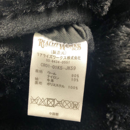 【中古】CRIMIE | クライミー WESTERN AWARD JACKET スタジャン CR01-01K5-JK59 ブラック サイズ：L