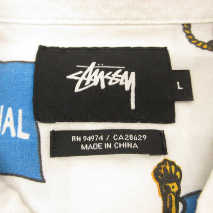 STUSSY | ステューシー Flags 半袖シャツ 111798 サイズ：L
