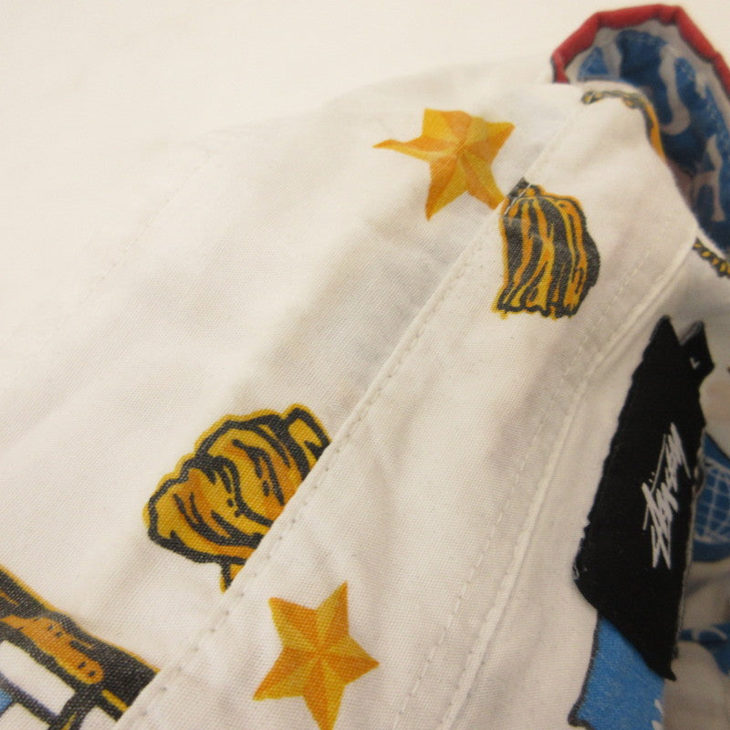 STUSSY | ステューシー Flags 半袖シャツ 111798 サイズ：L