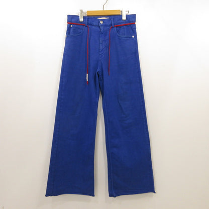 【中古】MARNI | マルニ GARMENT DYED FLOCK DENIM パンツ PUJU0019A0 国内正規品 2023S/S ブルー サイズ：30