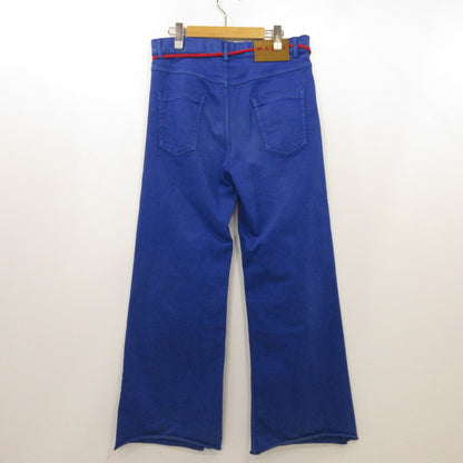 【中古】MARNI | マルニ GARMENT DYED FLOCK DENIM パンツ PUJU0019A0 国内正規品 2023S/S ブルー サイズ：30