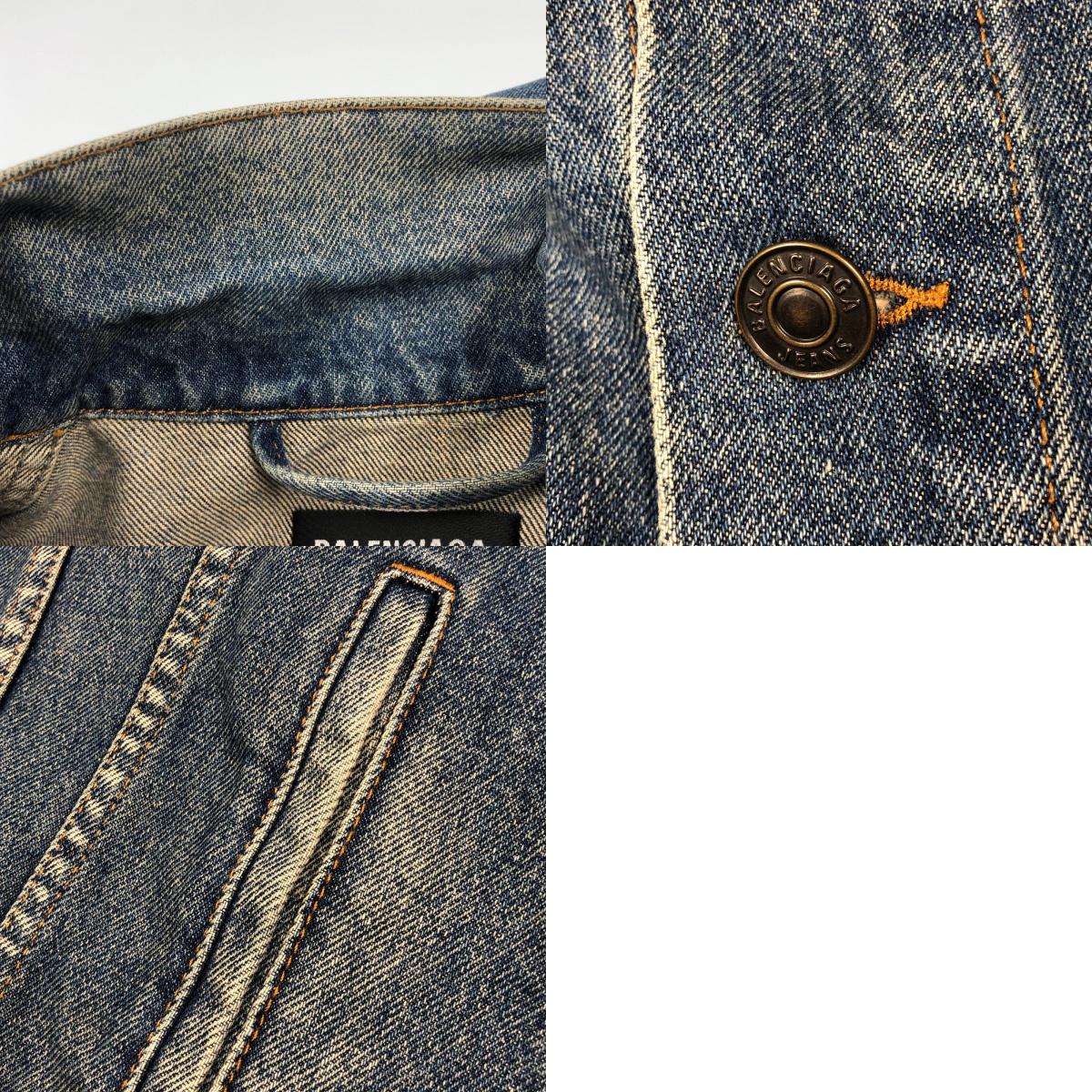 【中古】BALENCIAGA | バレンシアガ デニム 594425 TCW03 サイズ：48