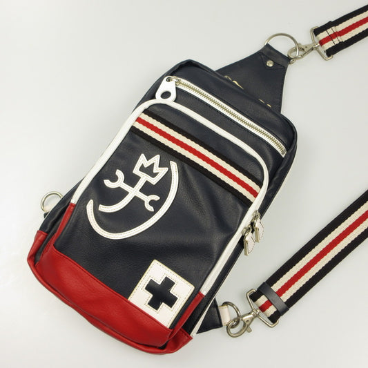 【中古】CASTEL BAJAC | カステルバジャック パンセ ボディバッグ ネイビー