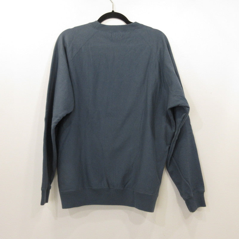 Steven Alan | スティーブンアラン URAKE FREEDOM SLEEVE CREW NECK SWEAT-BOLD スウェット 8112-199-0336 ブルー サイズ：S【姫路東店】
