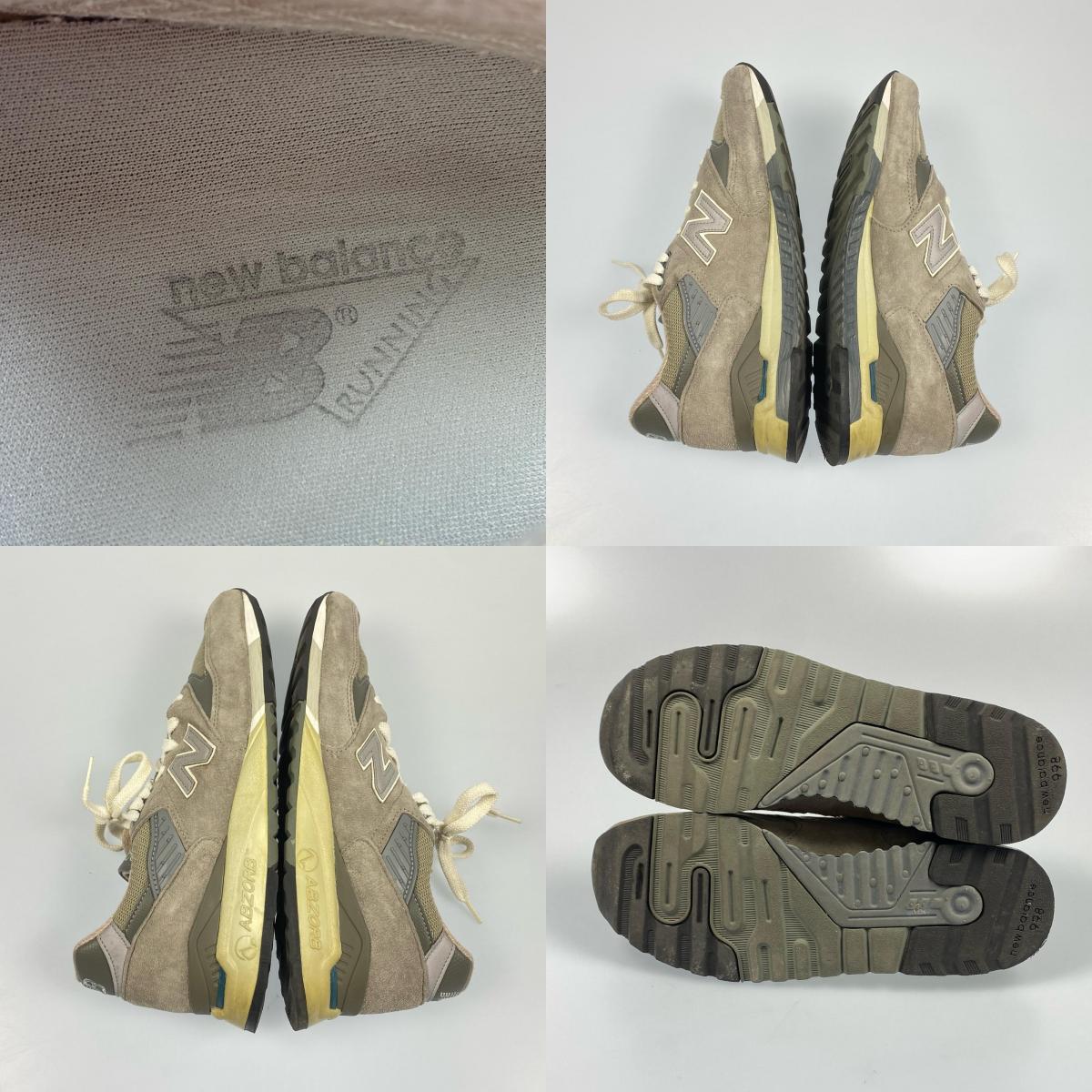 【中古】NEW BALANCE | ニューバランス スニーカー M998 27.0cm グレー 27cm