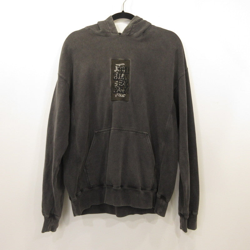 BlackEyePatch | ブラックアイパッチ HANDLE WITH CARE LABEL HOODIE パーカー 2020A/W RESTIR別注 ブラック サイズ：L【姫路東店】