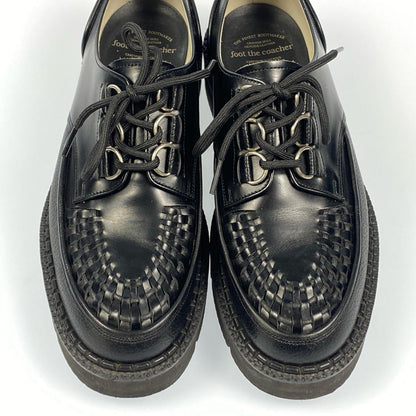 【中古】foot the coacher | フットザコーチャー CHAOS D-RING SHOES BRAIDED その他靴 FTC1834005 レザーシューズ ブラック