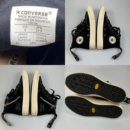 【中古】CONVERSE ADDICT | コンバースエディクト CHUCK TAYLOR CANVAS / UW Z HI スニーカー 31307440 27.5cm ブラック 27.5cm