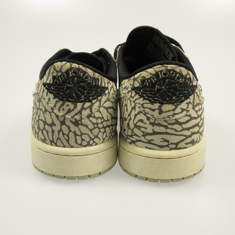 【Used】NIKE | Nike AIR JORDAN 1 RETRO LOW OG 'BLACK ELEPHANT' Sneakers CZ0790-001 Gray 26cm