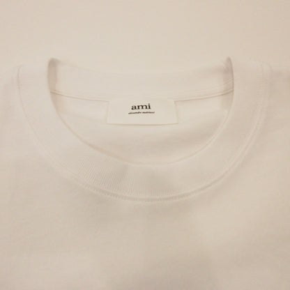 AMI | AMI RED AMI DE COEUR T-SHIRT Short Sleeve T-Shirt BFUTS005.726 White Size: L